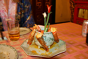 Beautifully presented food