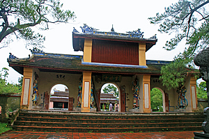 Temple entrance