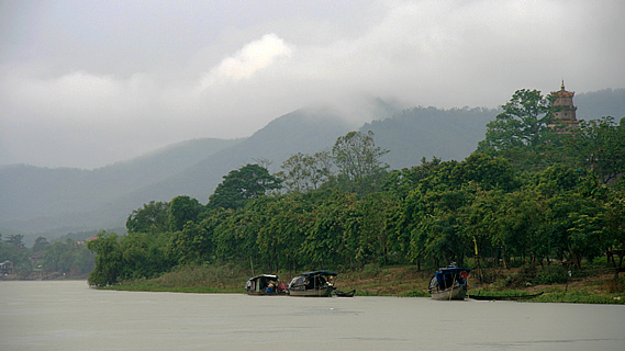 Buddhist Temple Retreat on the Perfume River