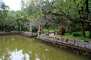 Moat around the temple