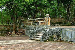Entrance to the mausoleum