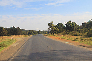 Near the edge of the rift valley