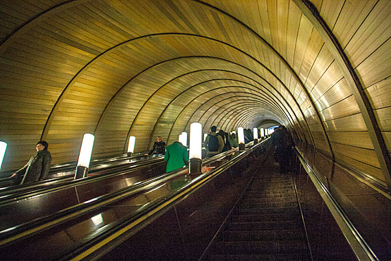 Escalator to the surface