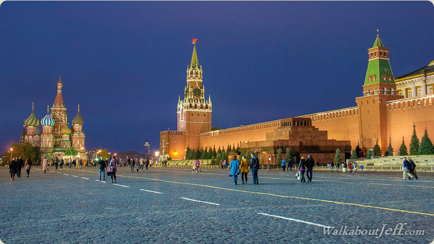 Evening back in Red Square