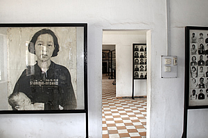 Mother and baby in the prison