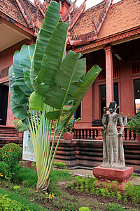 Outside main entrance 