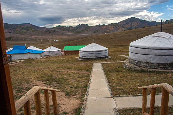 View from the tiny door