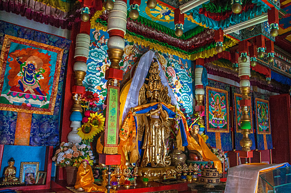 Buddha in the temple