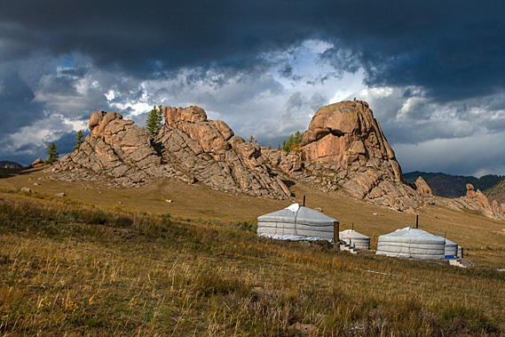 Storm over the mountains