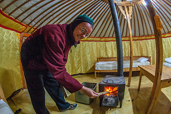 Stoking the hot fire