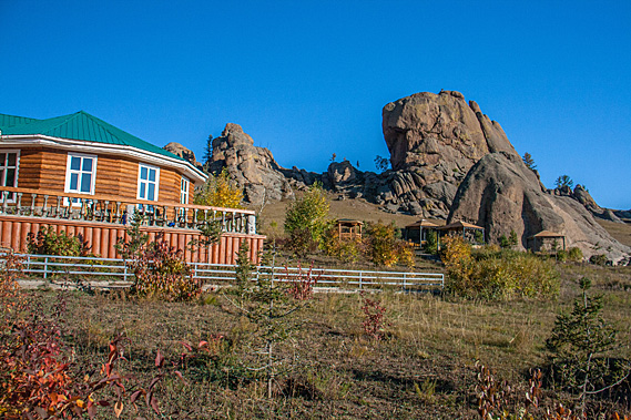 On the way to breakfast