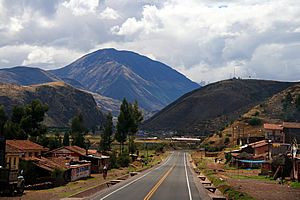 The road out of Cusco