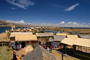 View across the village from the tower
