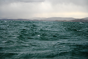 Angry waters