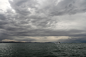 The storm clears