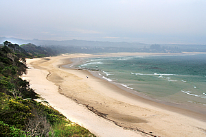 Byron Bay enshrouded in smoke