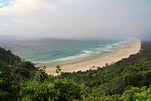 Looking south from the cape