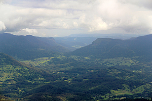 View of the crater 