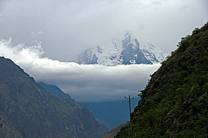 Stormy weather back in the Urubamba River 