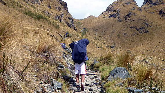 The Climb to Dead Woman Pass