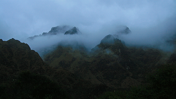 Heavy Rain at the Campsite