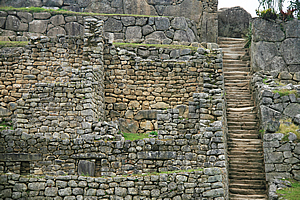 Stairs climbing the walls 