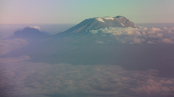 Purple Mountain above the Clouds