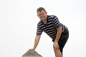 At the summit of Shari Dake 