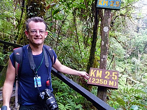 2.5 kilometres, 2350 metres altitude. 