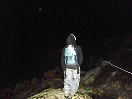 Following the rope in single file