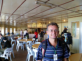 At Laban Rata before the final descent