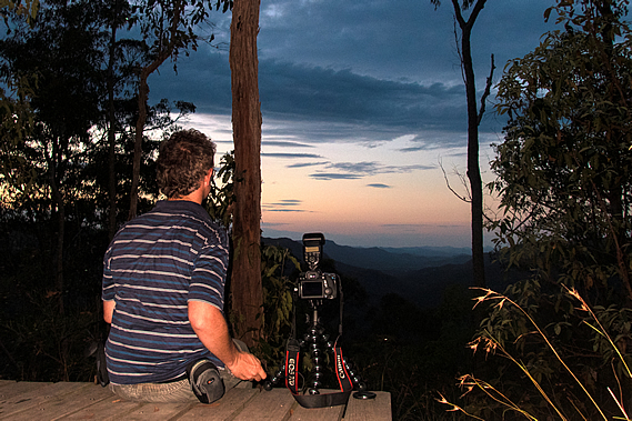 Set up for the sunset
