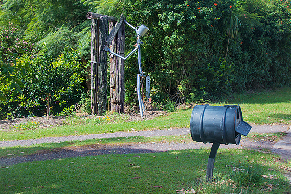 Creative letterbox and entrance