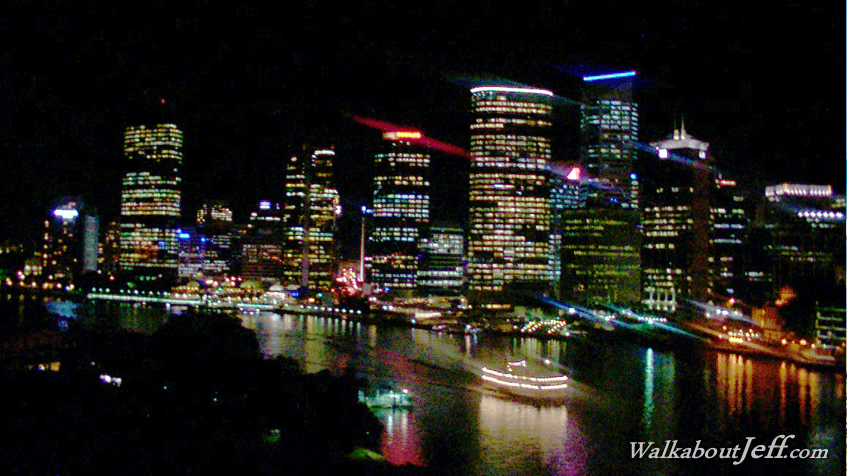 Brisbane at night