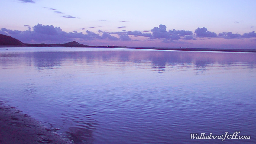 Lagoon sunset
