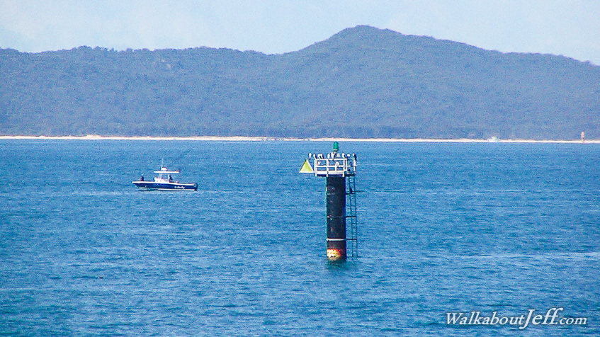 Channel through Moreton Bay
