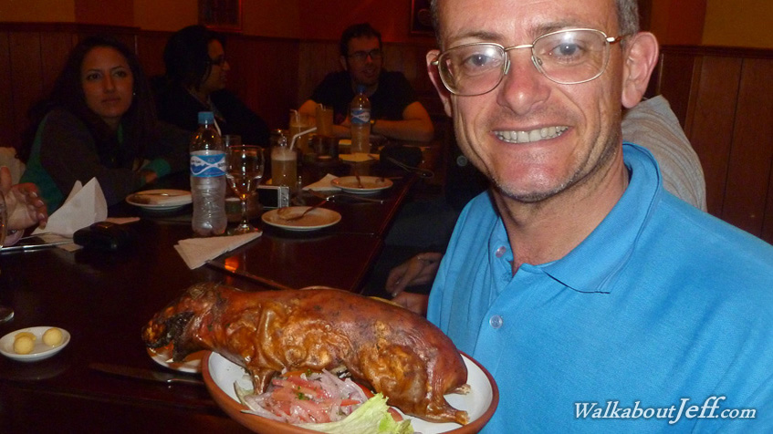 Guinea pig for dinner