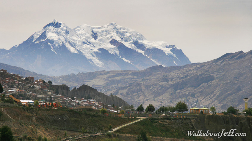 The water bearer over La Paz