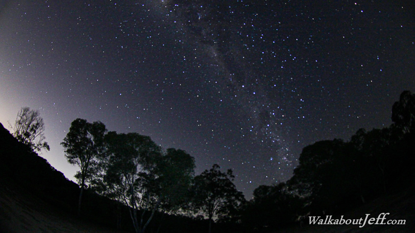 Cold clear sky
