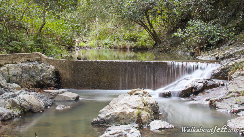 Weir over the South Pine River