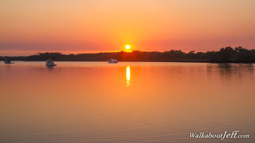 Smoky sunrise