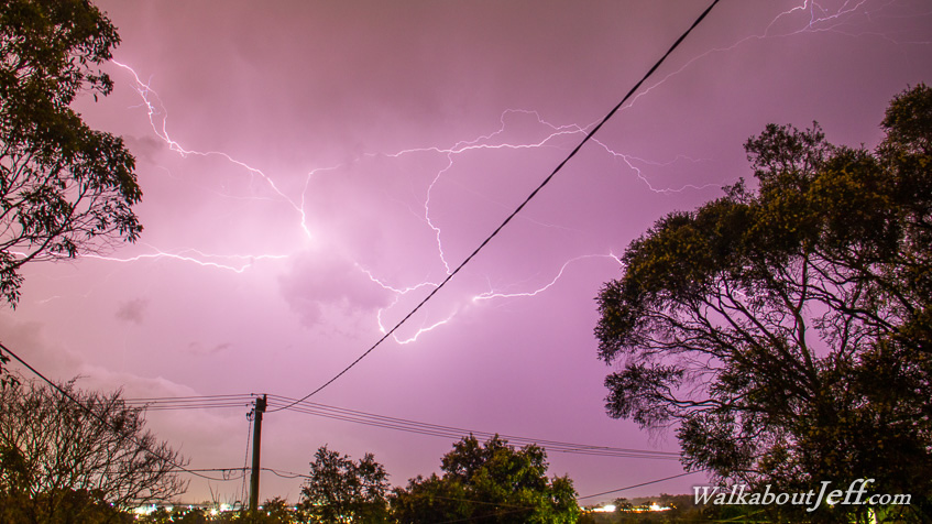 A dying storm