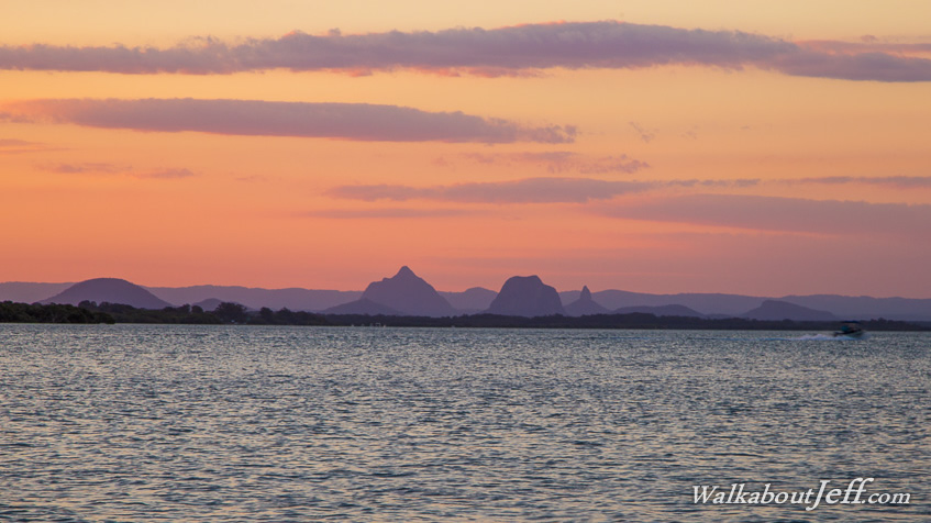 Sunset over Pumicestone Passage