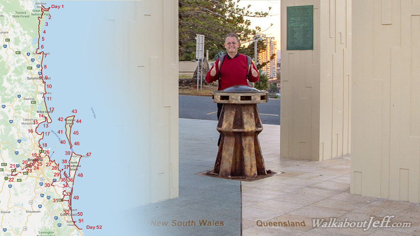 End of the 1000 kilometre coastal trek