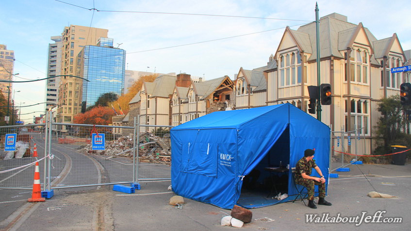 Christchurch during the earthquakes 