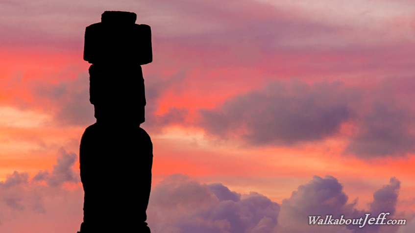 Arriving on Easter Island