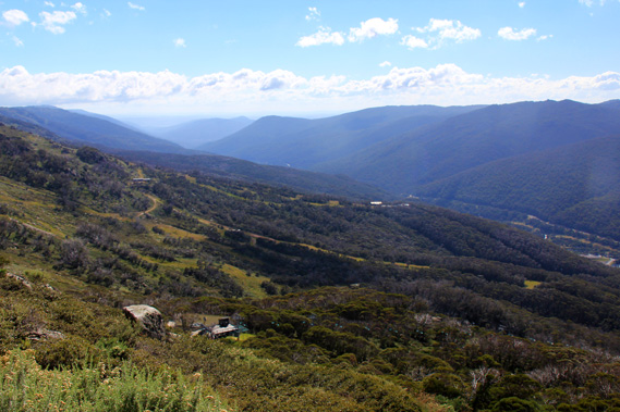 View from the top down the Threadbo Valley