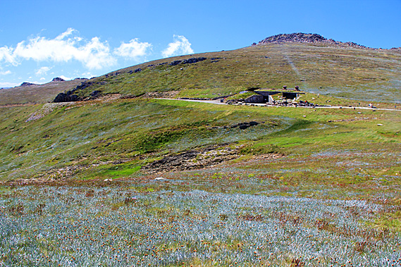 Looking back to Rawson Pass