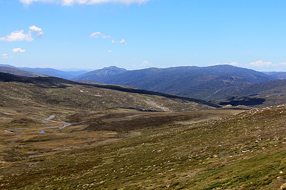 The valley looking towards Blue Lake
