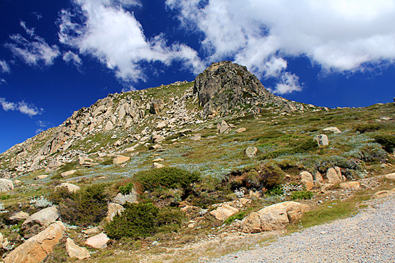 Bluff above Seaman's Hut